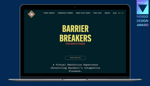 Homepage animation of Barrier Breakers website.